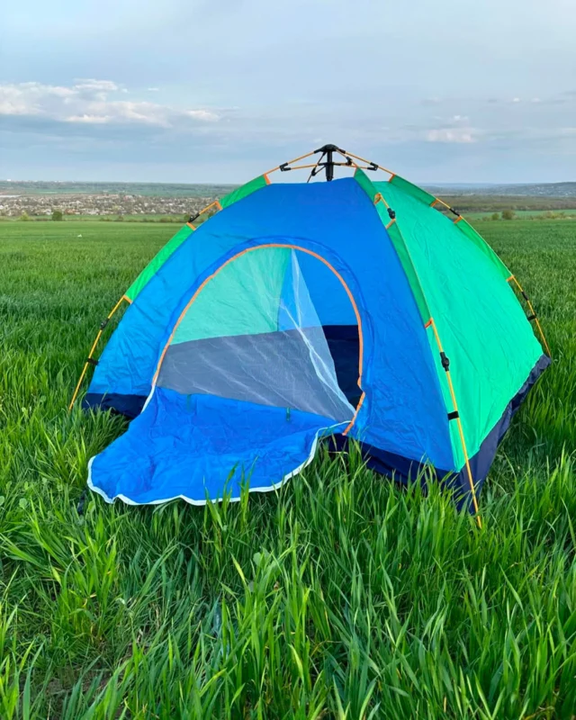 ⛺ POP-UP AUTOMAT! Cort Camping Automat 2x2m (3-4 Persoane) cu Livrare – Salee.ro