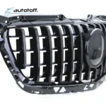 Grila compatibila cu Mercedes Sprinter W906 Facelift (14-17) model Panamericana Negru lucios