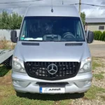 Grila compatibila cu Mercedes Sprinter W906 Facelift (14-17) model Panamericana Negru lucios