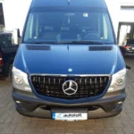Grila compatibila cu Mercedes Sprinter W906 Facelift (14-17) model Panamericana Negru lucios