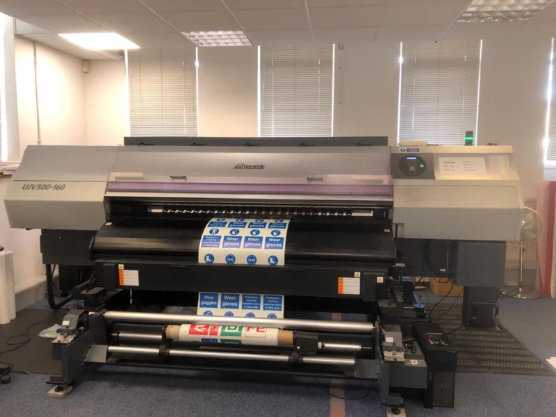 Mimaki UJV500-160 Roll-to-Roll LED UV Inkjet Printer
