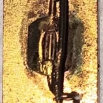 CY Insigna „A.G.V.P.S. AGVPS (Asociatia Generala a Vanatorilor & Pescarilor Sportivi)” RSR comunism 13 mm x 20 mm / pește prindere ferma Stare! RARUTA