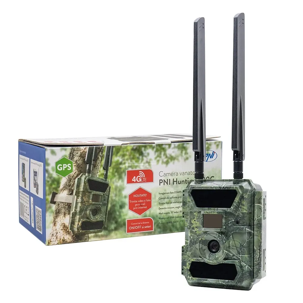 Resigilat : Camera vanatoare PNI Hunting 400C 12MP cu Internet 4G LTE, GPS, transm