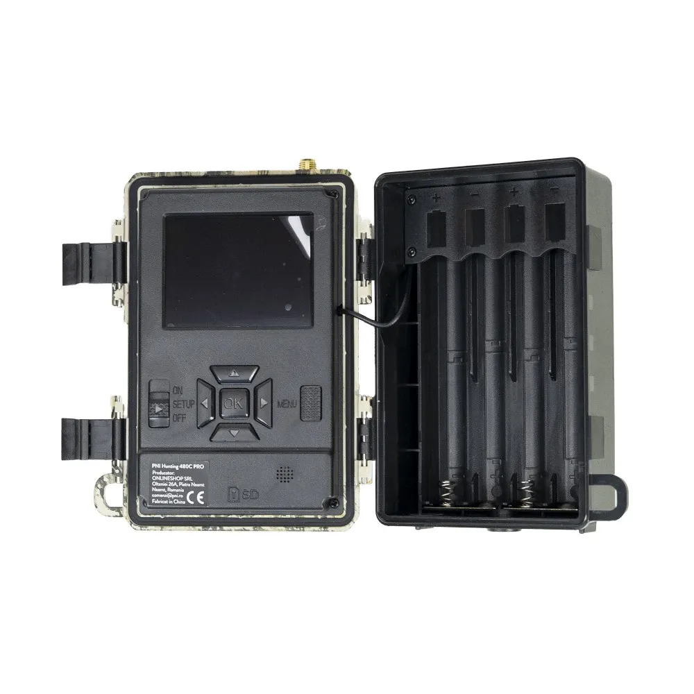 Resigilat : Camera vanatoare PNI Hunting 480C PRO, 24MP, cu Internet 4G, GPS unghi