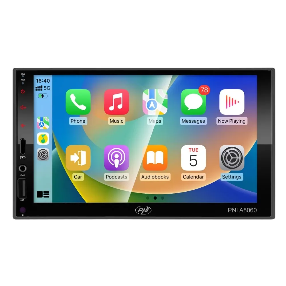 Resigilat : Multimedia player auto PNI A8060 cu Android 13, 4GB DDR3/ROM 64GB, ecr