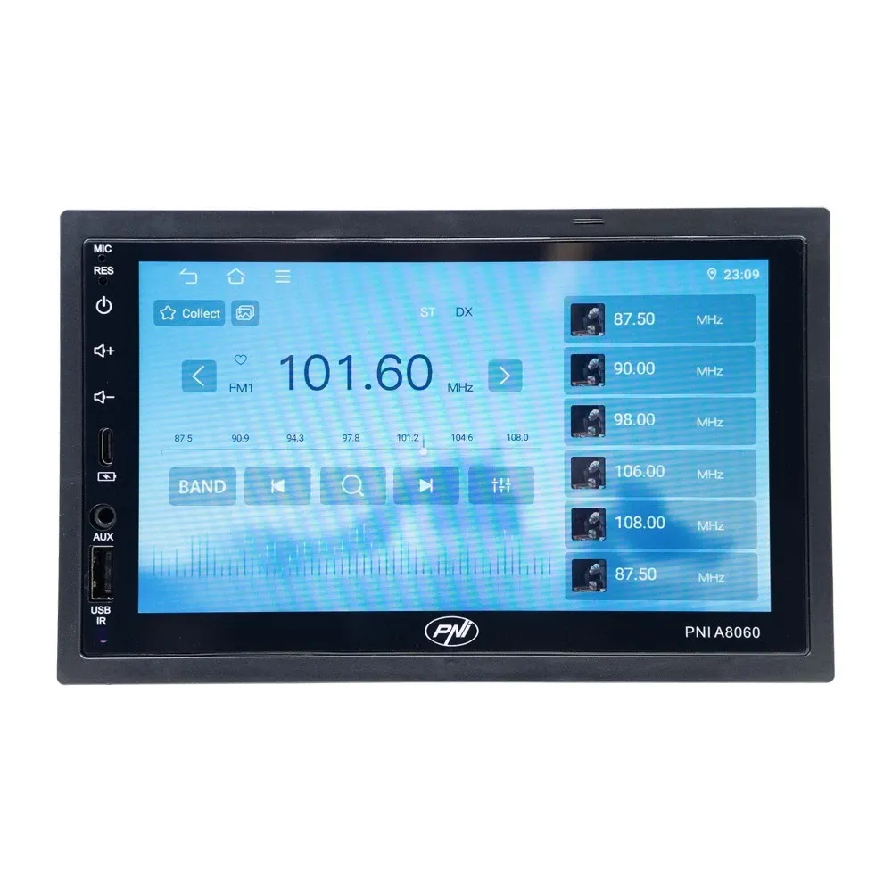 Resigilat : Multimedia player auto PNI A8060 cu Android 13, 4GB DDR3/ROM 64GB, ecr
