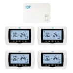 Resigilat : Termostat inteligent PNI CT440 fara fir, cu WiFi, control 4 zone prin