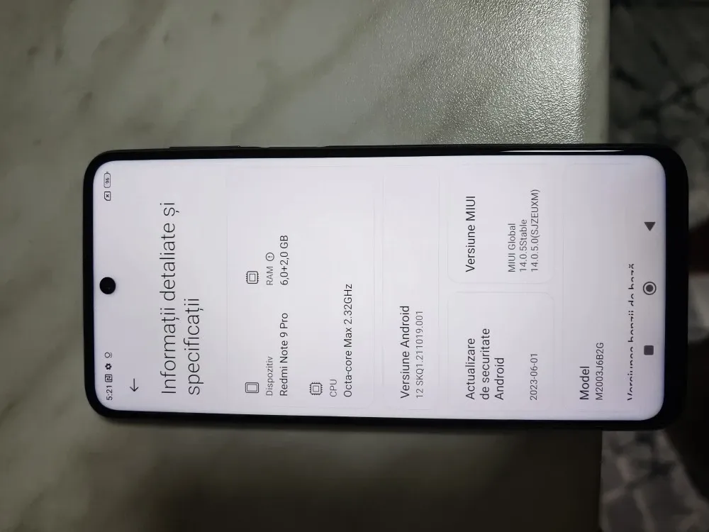 Telefon Xiaomi Redmi Note 9 Pro