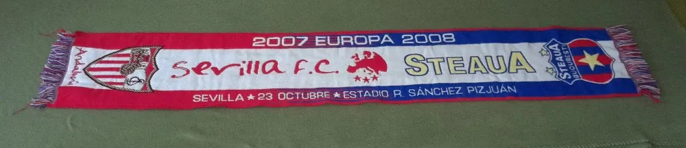 FULAR STEAUA BUCURESTI, STEAUA BUCURESTI 2007-2008, STEAUA FC SEVILLA SPANIA
