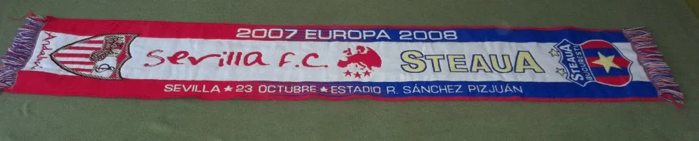 FULAR STEAUA BUCURESTI, STEAUA BUCURESTI 2007-2008, STEAUA FC SEVILLA SPANIA