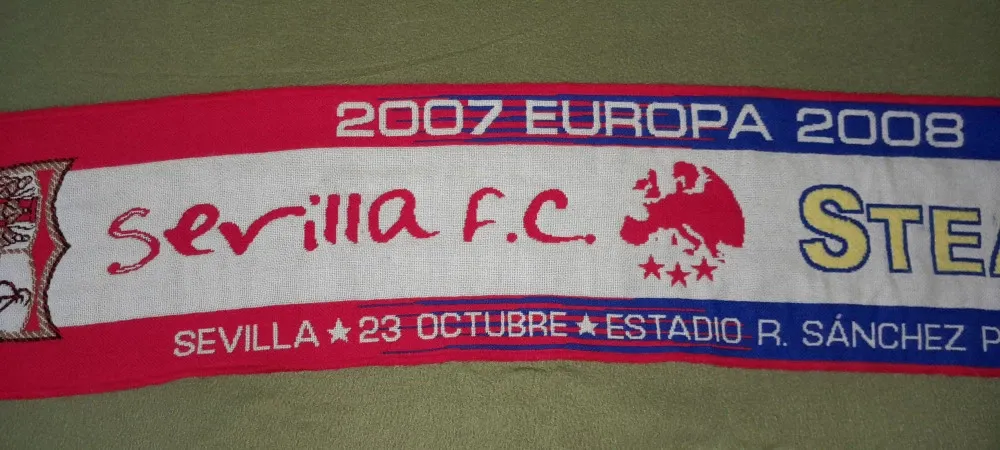 FULAR STEAUA BUCURESTI, STEAUA BUCURESTI 2007-2008, STEAUA FC SEVILLA SPANIA