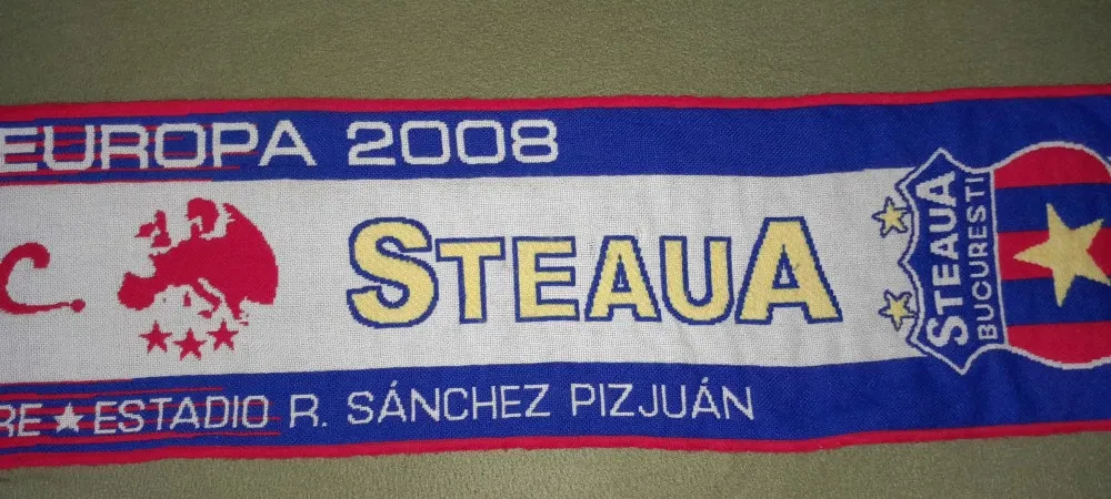FULAR STEAUA BUCURESTI, STEAUA BUCURESTI 2007-2008, STEAUA FC SEVILLA SPANIA