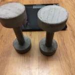 Pereche Ganterele Metalice Fitness – Greutate Totală 8.6 kg