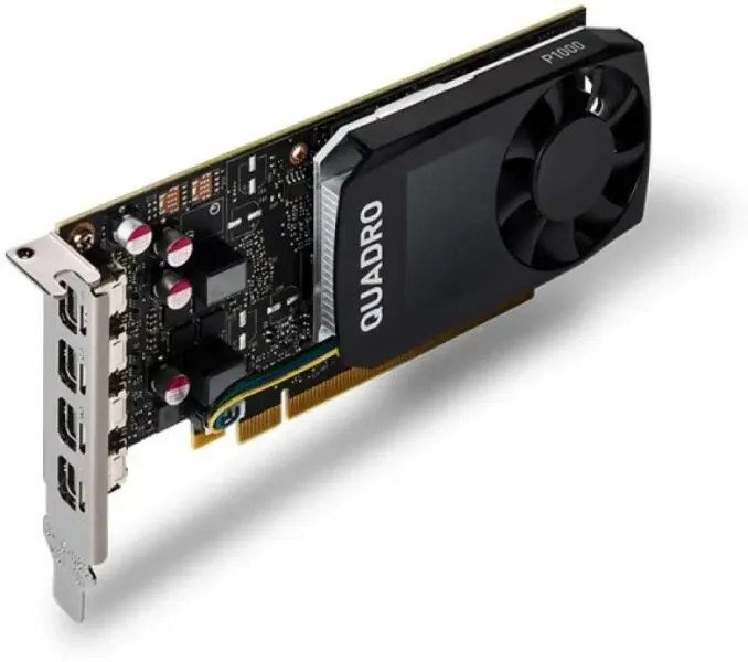 Placa video NVIDIA Quadro P1000,4GB GDDR5,128-Bit,4x Mini DisplayPort,Low Profile