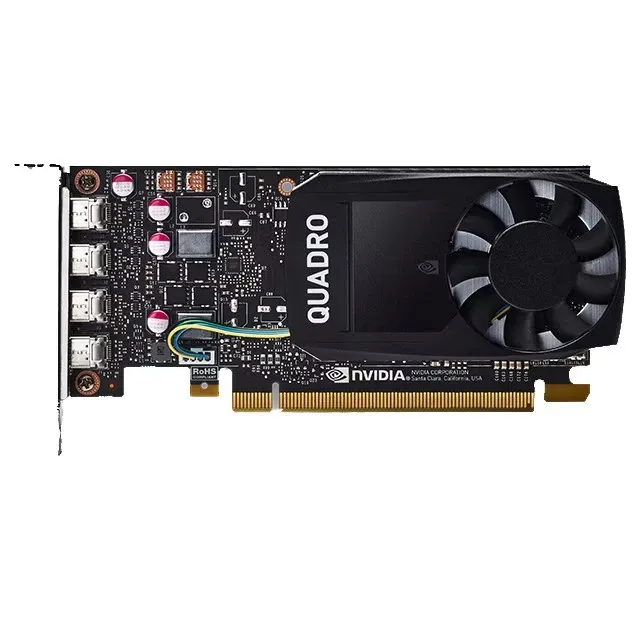 Placa video NVIDIA Quadro P1000,4GB GDDR5,128-Bit,4x Mini DisplayPort,Low Profile