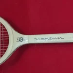 Racheta tenis camp din lemn REGHIN NEPTUN alba – lungime 68.5 cm ( necesita grip )