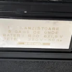 Radio portabil romanesc GLORIA 3 / TEHNOTON, functional