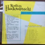 rodion hodovanschi – colectia interpreti romani de muzica usoara disc single 7″ vinyl muzica usoara slagare electrecord EDC 244 VG+