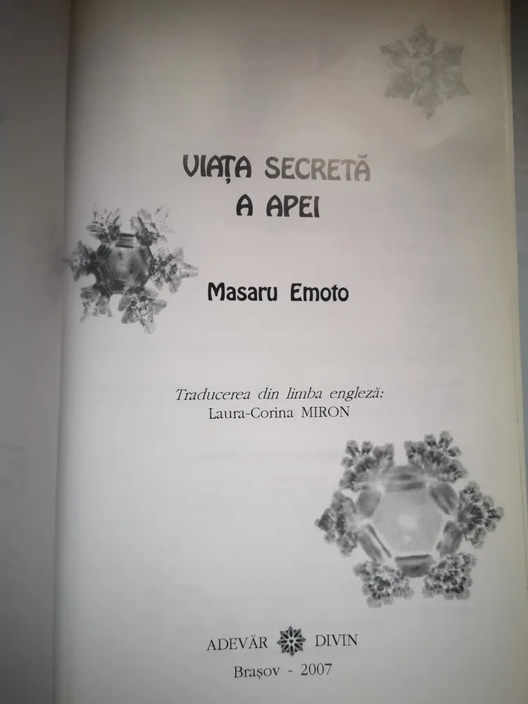 Viata secreta a apei – Masaru Emoto