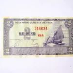 Vietnam/Vietnamul de Sud 2 Dong 1955 aUNC,bancnota din imagini la cel mai mic preț